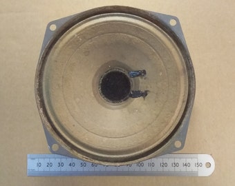 3.2 Ohm Round Transistor Radio Speaker 110 x 110mm Diameter Loudspeaker EKCO