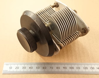 Variable Capacitor 440pF High Voltage Air Spaced for Crystal Sets, Radio Projects, Or Loop Antennas Large Knob