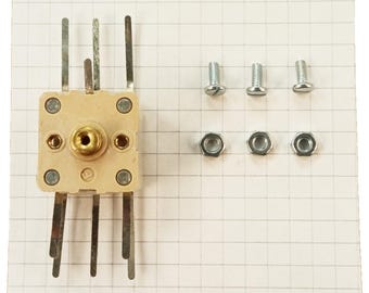 4 Gang AM FM Variable Capacitor 266pF + 20pF X2 500pF Total