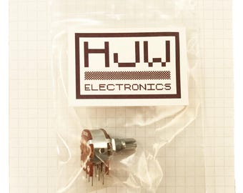 Stereo Potentiometer 16mm Linear Taper T18 Splined Shaft B ST
