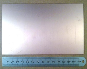 FR4 100 By 160mm Double Sided Copper Clad Circuit Board Fibreglass PCB Material